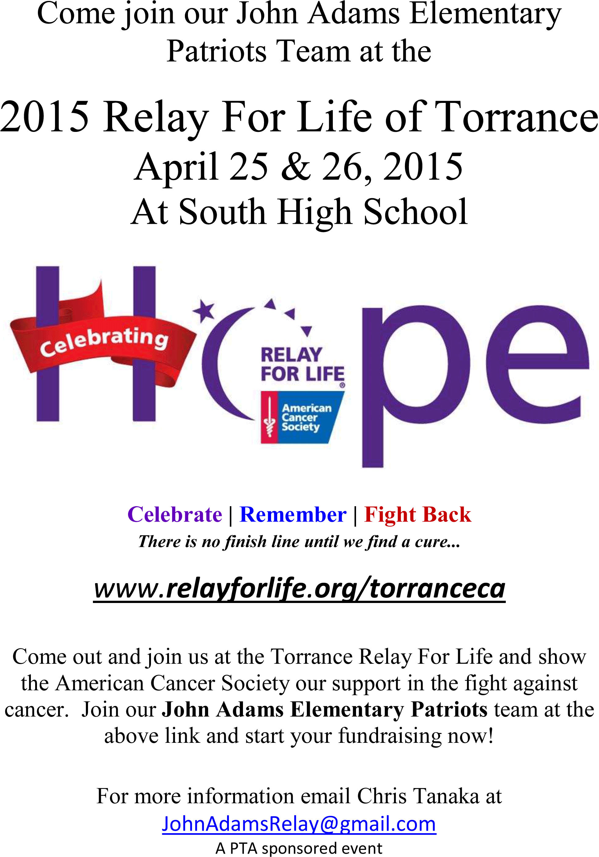 Relay For Life (2399x2879), Png Download