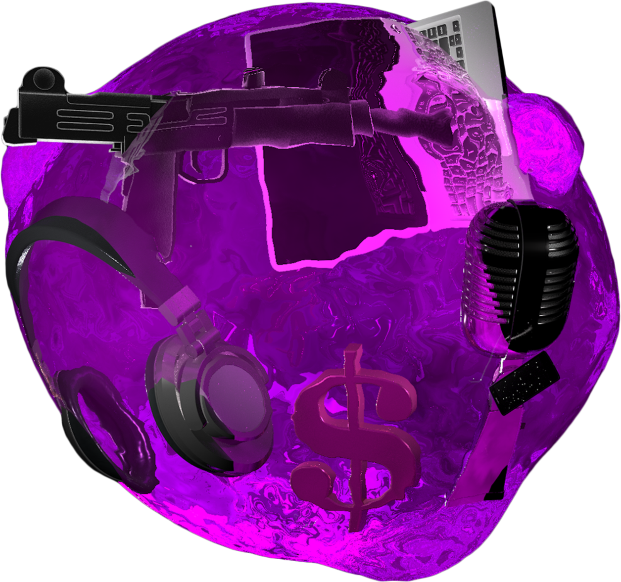 С Рассвета Хьюстонского Хип Хопа В Конце 80 Х И До - Bag (1255x1176), Png Download