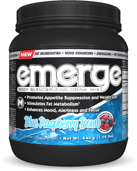 Emerge Blue Raspberry Bomb - Bodybuilding Supplement (800x800), Png Download