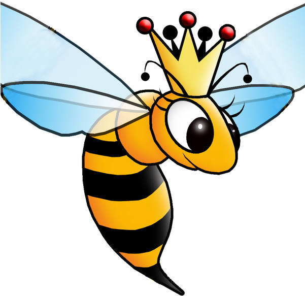 Photo Taken At Queen Bee Notary &amp - Queen Bee Cartoon Png (600x600), Png Download