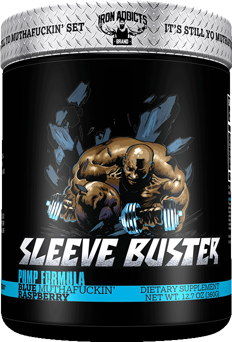 Non-stim Pump Formula - Iron Addicts Sleeve Buster (760x760), Png Download