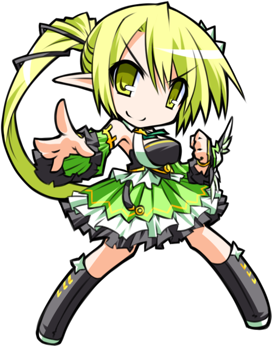 Rena From Elsword Typing Games, Free Anime, Elsword, - Elsword Rena Wind Sneaker Chibi (800x800), Png Download