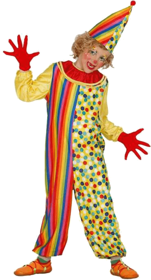 Female Clown Png - Clown Child Suit (600x951), Png Download
