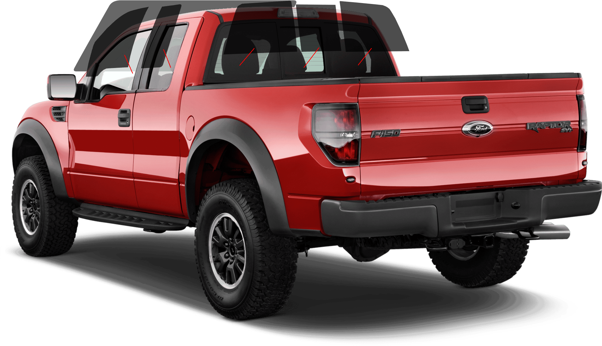 3m Crystalline - 2014 Raptor Tail Lights (2048x1360), Png Download