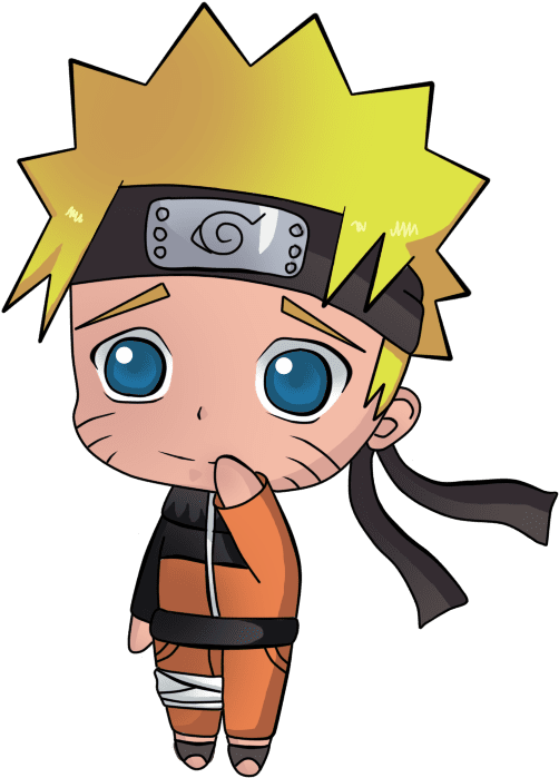 I Will Draw Your Anime Chibi Design - Chibi Of Naruto (643x771), Png Download