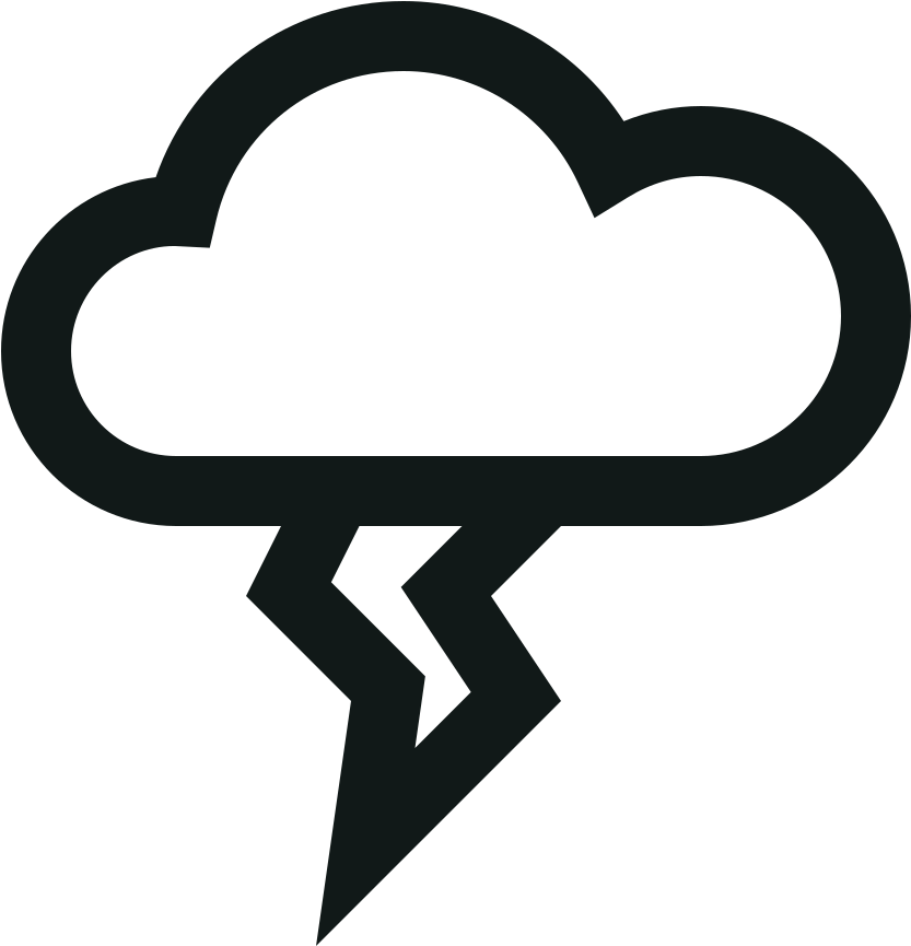 Toicon Icon Lines And Angles Thunder - Heart (1024x1024), Png Download