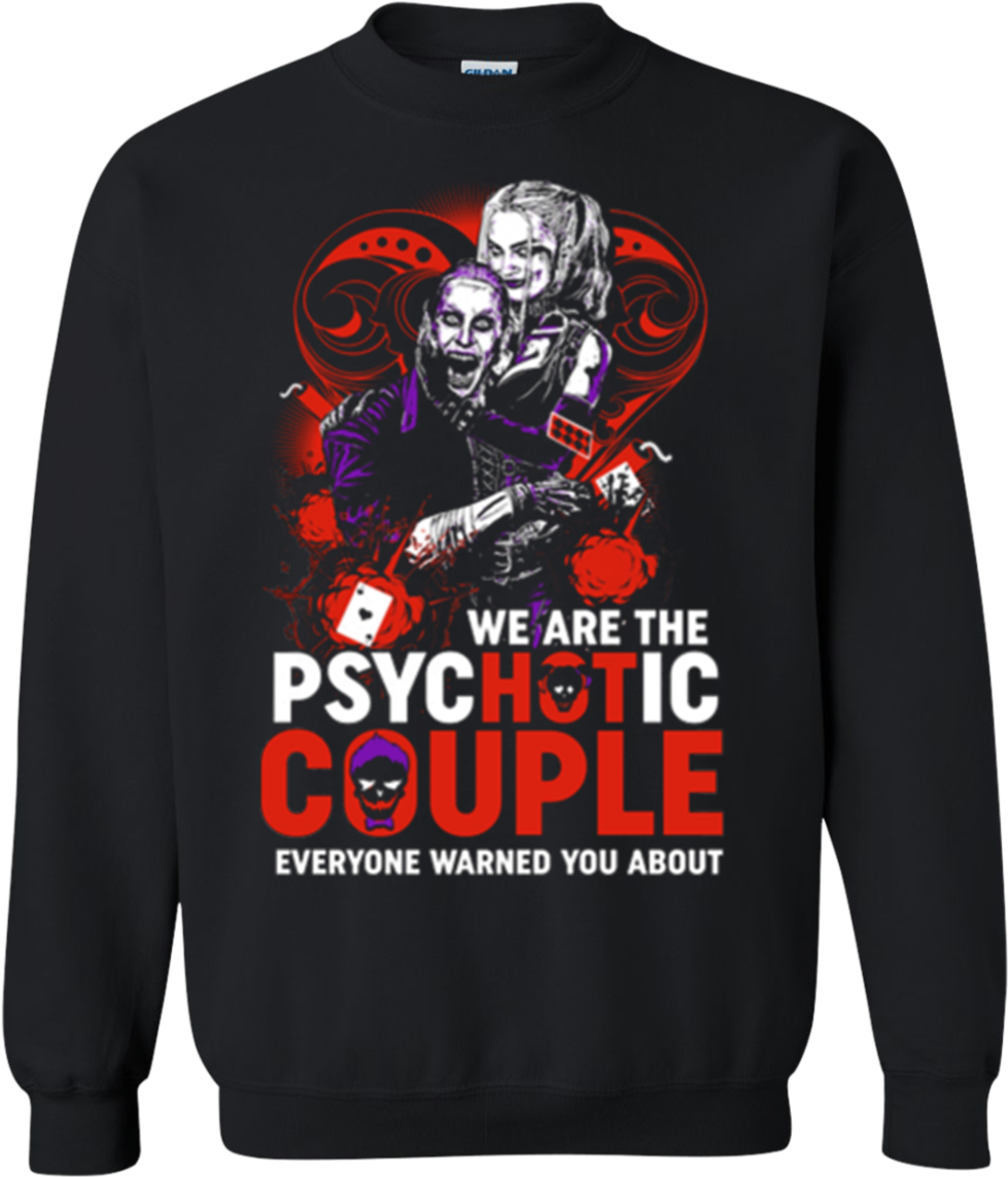 We Are The Psychotic Couple Joker And Harley Quinn - Christmas Jumper (1155x1155), Png Download