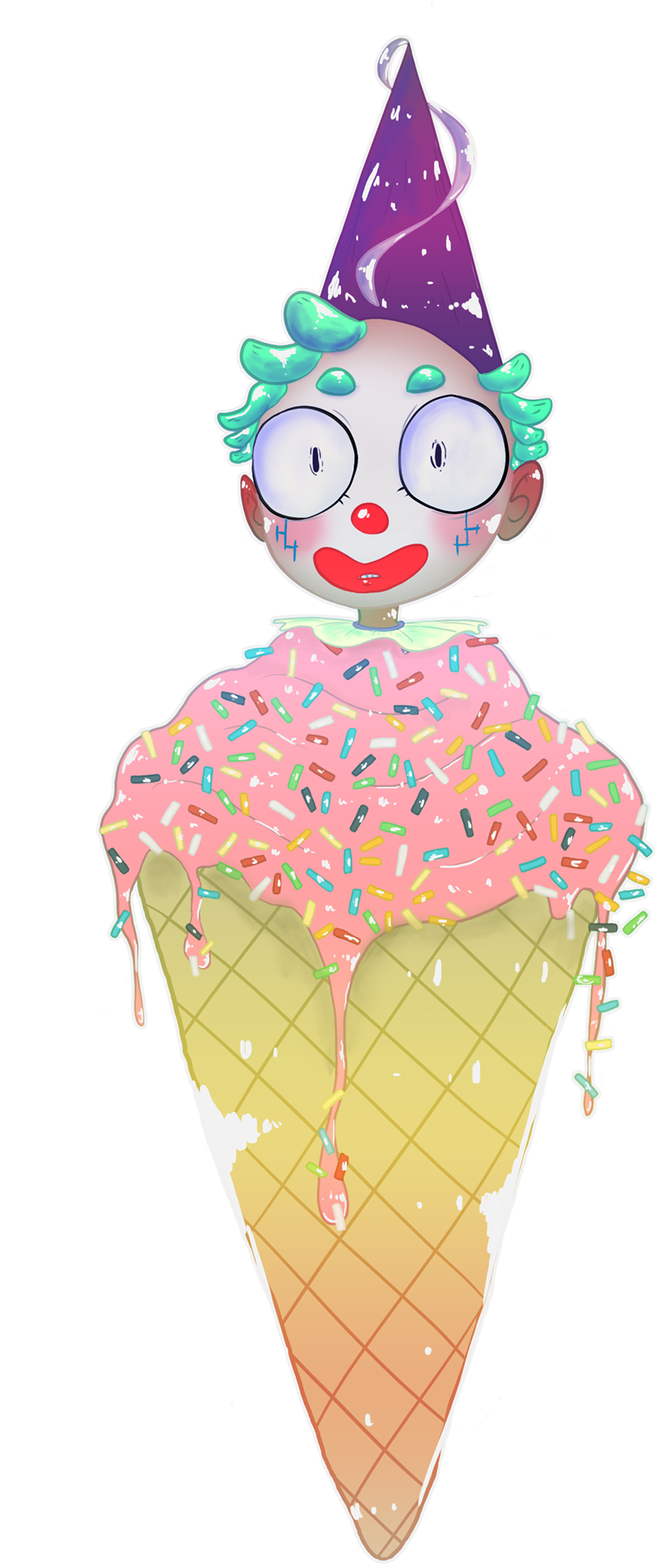 Sign Up To Join The Conversation - Ice Cream Cone (1200x2105), Png Download
