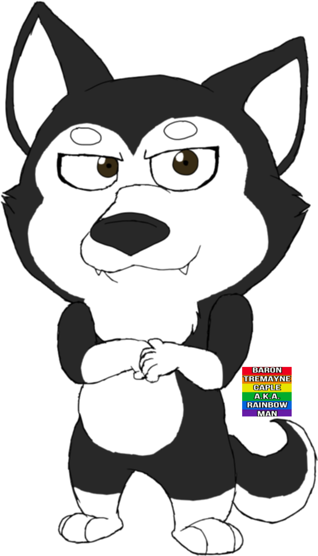 Baron Tremayne Caple (husky/anime) By Barontremaynecaple - Anime Husky (685x1155), Png Download