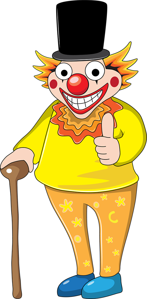 Circo & Palhaço E Parque - Cartoon (504x1024), Png Download