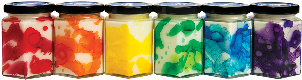 Gay Pride Rainbow Candle Set - Apple (1000x386), Png Download