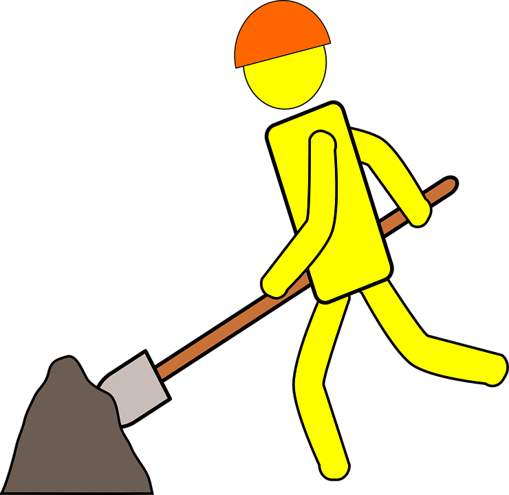 Png Man Digging - Digging Clipart (740x720), Png Download