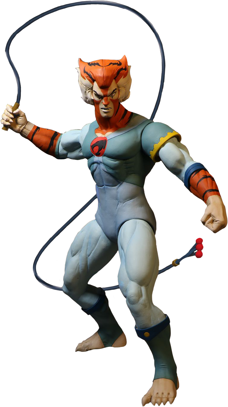 Tygra Mega Scale 14” Vinyl Action Figure - Thundercats 14in Mega Scale Tygra Af (807x1398), Png Download