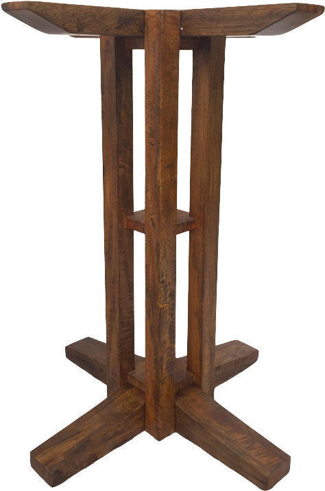 Van Burg Wholesale Timber Cafe Table Base - End Table (724x1028), Png Download