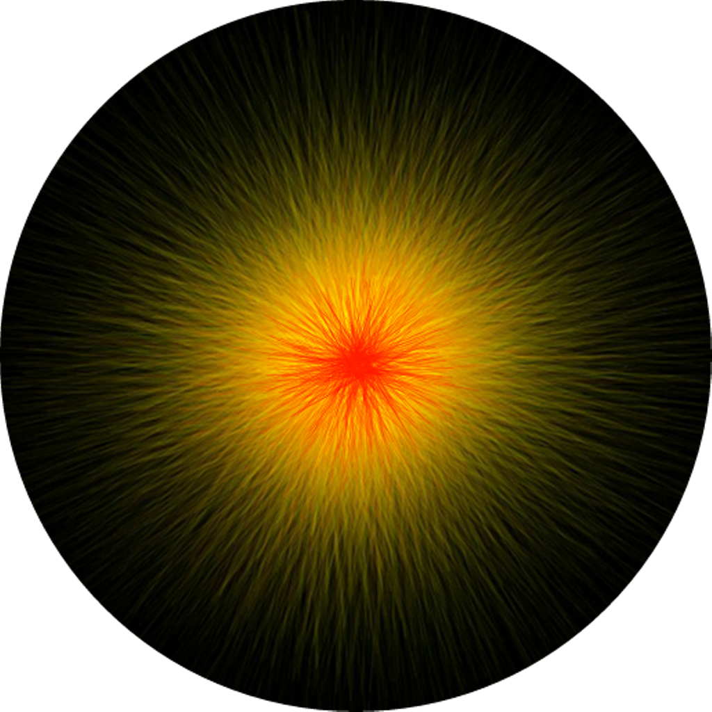 Starburst Sticker - Circle (1024x1024), Png Download