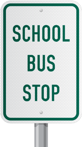 School Bus Stop - T Be Such A Scientist (580x580), Png Download