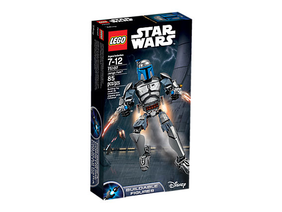 Jango Fett - Lego Star Wars Buildable Figure Jango Fett (758x426), Png Download