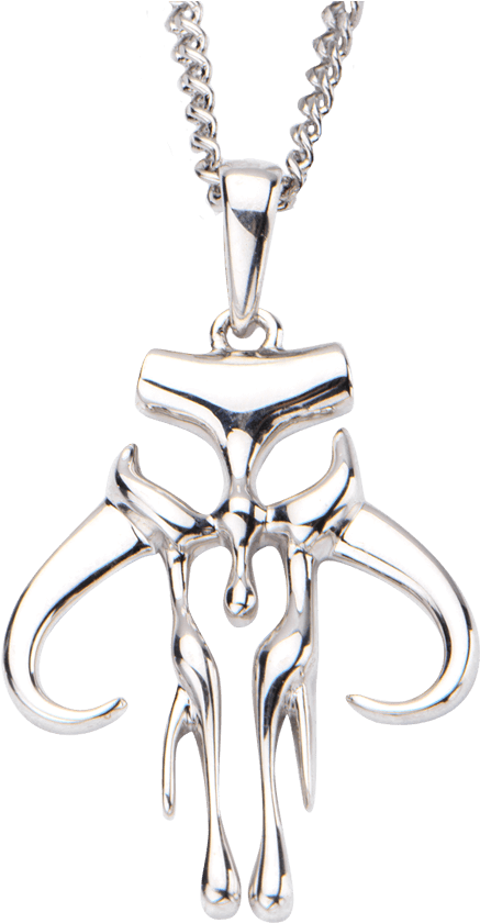 Womens Mandalorian Stainless Steel Necklace - Pendant (850x850), Png Download