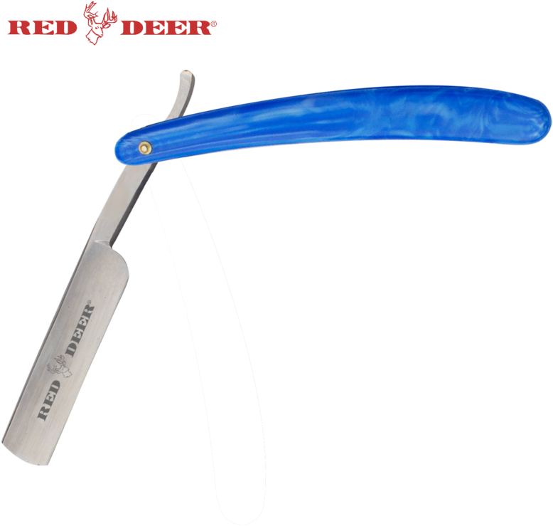 Blue Pearl Red Deer Shaving Barber Vintage Straight - Marking Tools (800x800), Png Download