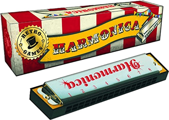 Home / Kids Zone / Vintage Red & White Harmonica In - Box (800x800), Png Download