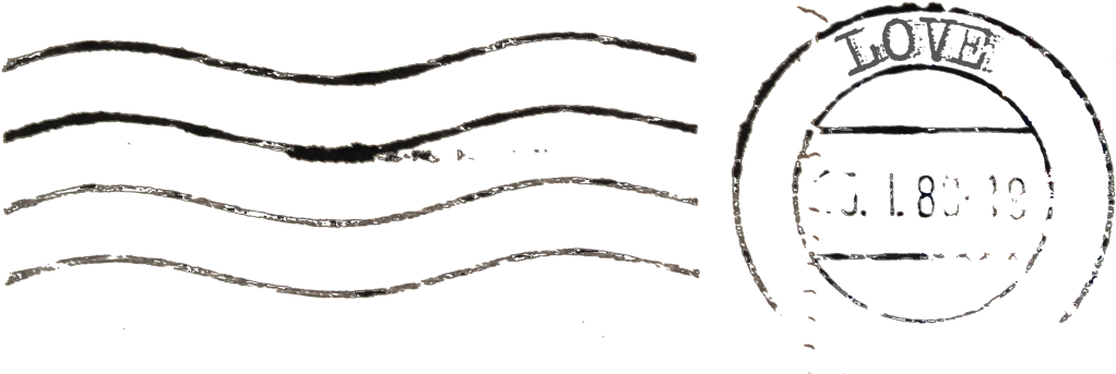 Stamp Sticker - Line Art (1024x665), Png Download