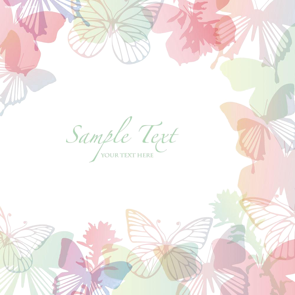 Butterfly Illustration Royalty-free Euclidean Vector - Clip Art (1000x1000), Png Download