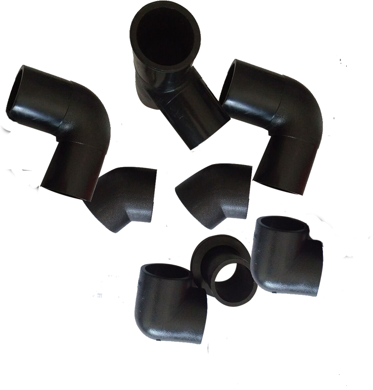 Hdpe Water Pipe Butt Welding Elbow Pe Pipe Elbow 45 - Pipe (800x800), Png Download