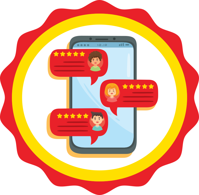 Feedback Badge Icon - Colorfulness (805x791), Png Download