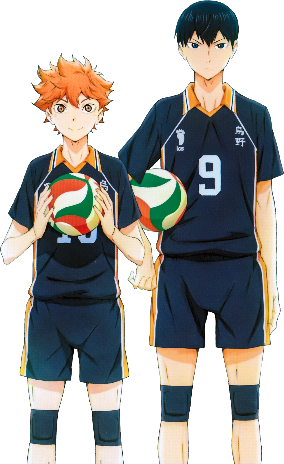 Kageyama Tobio, Oikawa, Kagehina, Haikyuu, Manga Zitate - Transparent Hinata And Kageyama (979x1600), Png Download