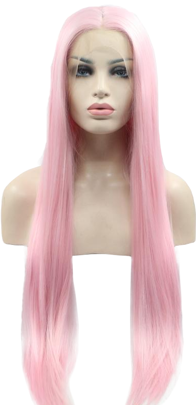 Cotton Candy Lace Frontal Wig (800x800), Png Download