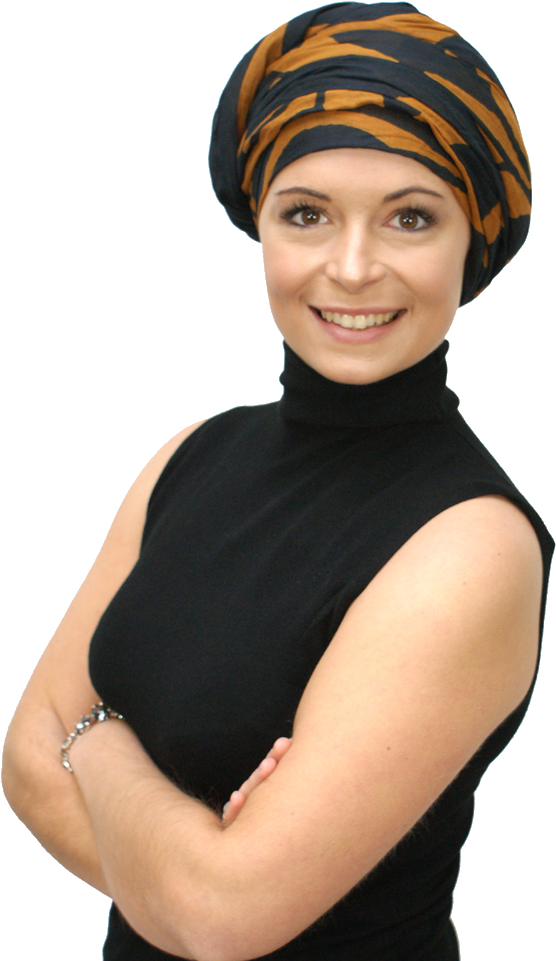 Smart Prints And Colours For Chemo Scarves - Girl (667x1000), Png Download