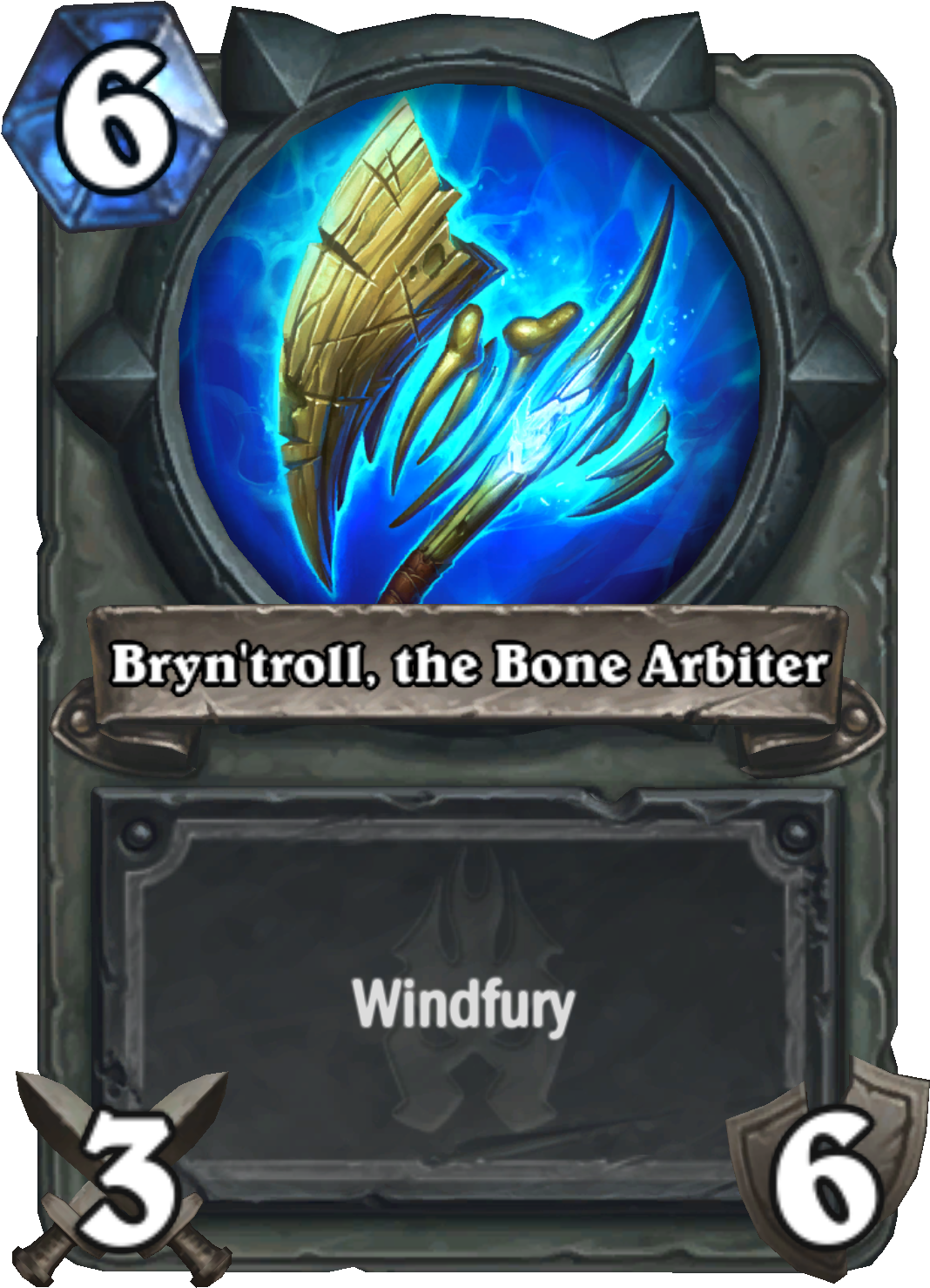 Bone Spike (0/8) Type - Bone Spike Hearthstone (2000x2000), Png Download
