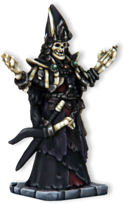 There Are Free With The Level Five Lich Lord Bought - Frostgrave Lich Lord (496x719), Png Download