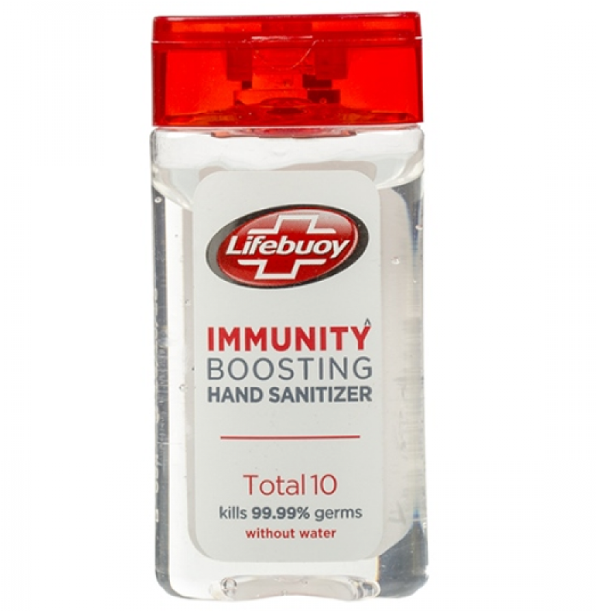 Liftbuoy Total Hand Sanitizer 50ml - Lifebuoy (1000x1225), Png Download