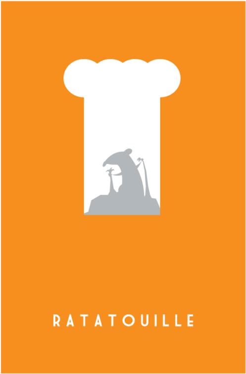 Pixar Minimalist Movie Posters By Adam Thompson, Via - Minimal Poster Design Ideas (600x776), Png Download