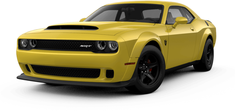 Yellow Jacket - Dodge Challenger Demon Png (800x510), Png Download