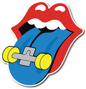 Tongue Sticker Album Bundle - Logo Rolling Stones Png (600x600), Png Download