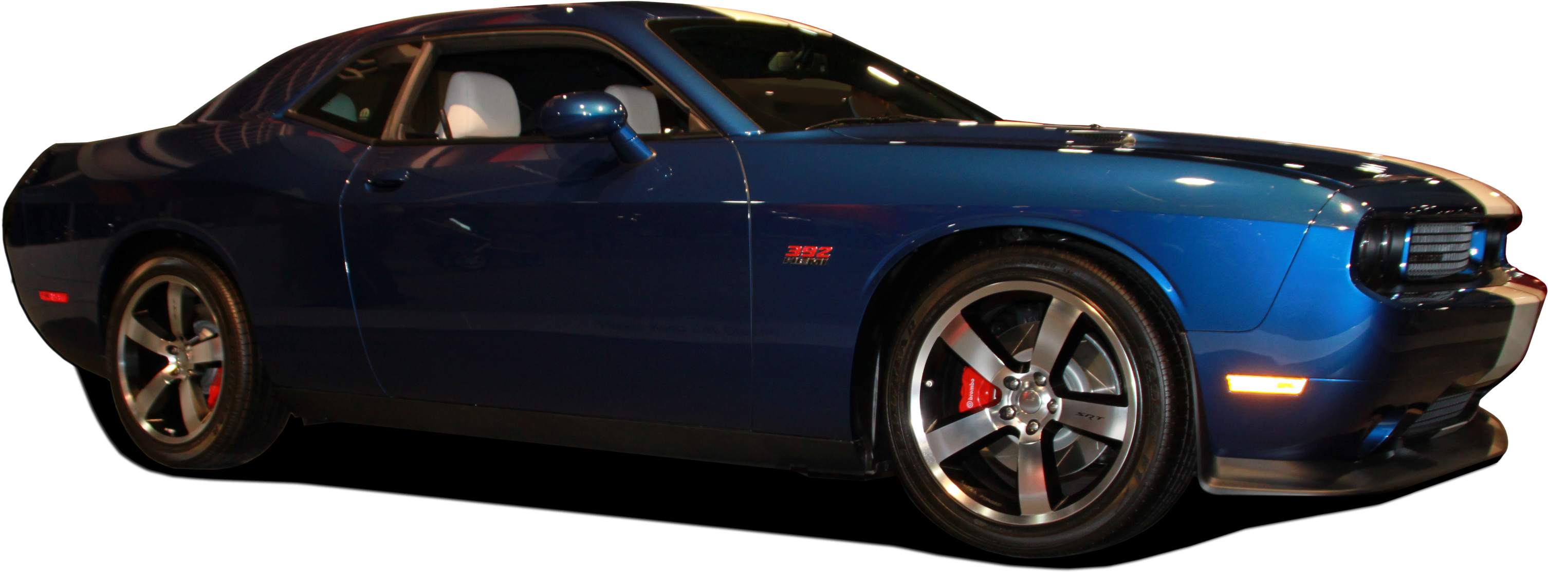 2011 Dodge Challenger Inaugural Edition Side - Dodge Challenger (3279x1302), Png Download