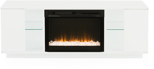 Image For White Electric Fireplace - Hearth (519x804), Png Download