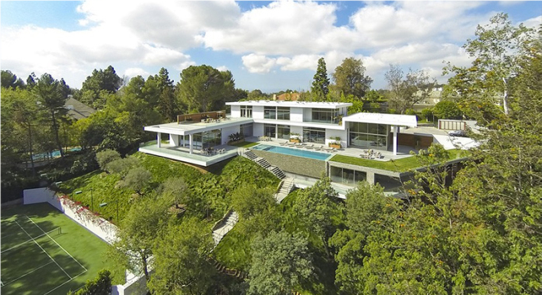 La Maison Que Louent Beyoncé Et Jay-z, Pour La Modique - Beyonce And Jay Z California House (1323x718), Png Download