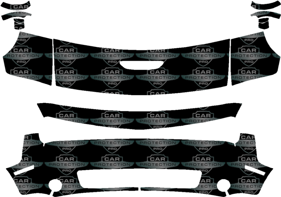 2015-2018 Dodge Challenger Srt 392 3m Clear Bra Deluxe - Banner (980x700), Png Download