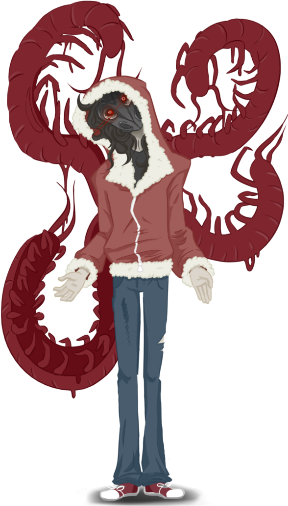 Centipede [worm/tokyo Ghoul] - Centipede Worm Tokyo Ghoul (595x1074), Png Download