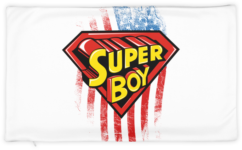 Load Image Into Gallery Viewer, Superboy Pillow Case - Superman Logo (1000x1000), Png Download