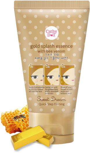 Gold Splash Essence - Cathy Doll Water Splash Essence (600x600), Png Download