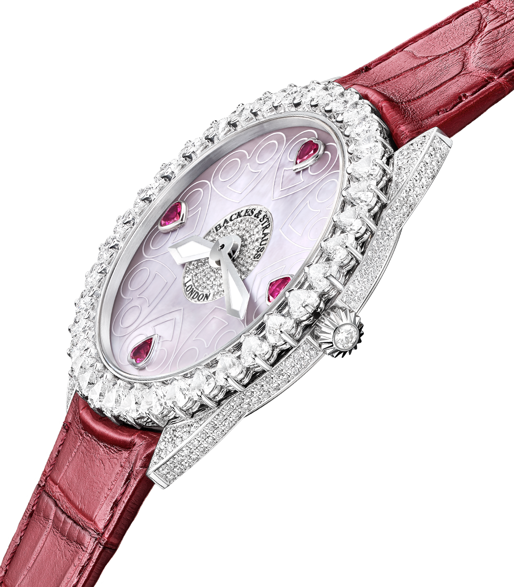 Piccadilly Renaissance Diamond Heart Side-shot - Analog Watch (1050x1200), Png Download