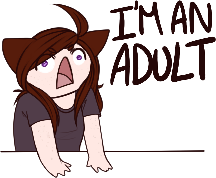 To Make It Short, Adult Life Can Be A Real Pain In - Cartoon (1000x859), Png Download