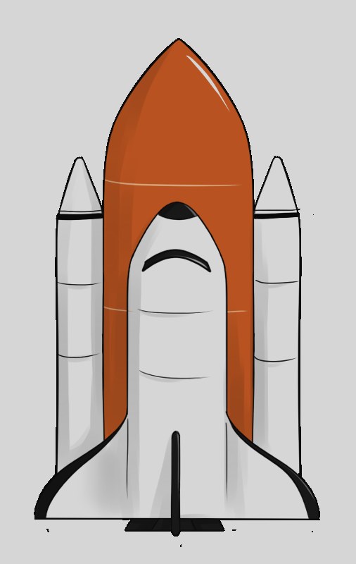 Space Shuttle Clipart (506x800), Png Download