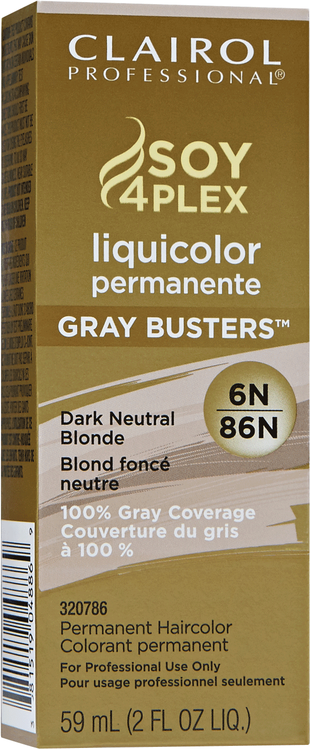 Clairol Professional 6n/86n Dark Neutral Blonde Liquicolor - Clairol Soy4plex Dark Blonde (1500x1500), Png Download