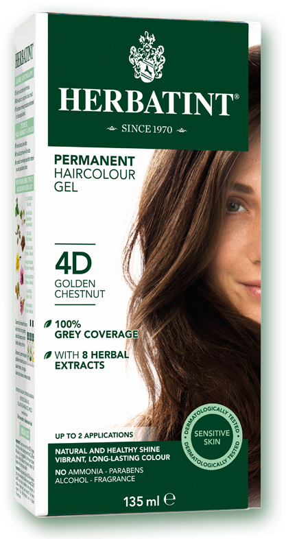 Herbatint 4d Golden Chestnut - Ash Chestnut Herbatint 7c (800x800), Png Download
