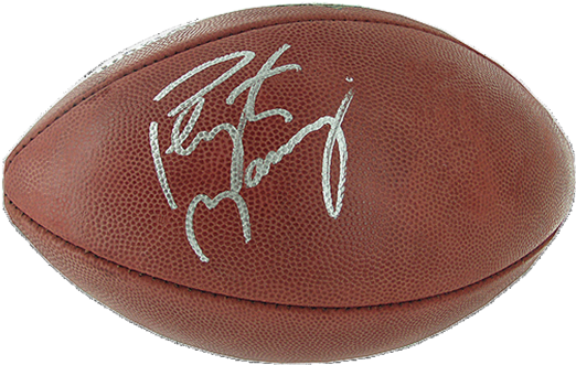 Ballon Officiel Nfl Duke Dédicacé Par <b>peyton - American Football (587x600), Png Download